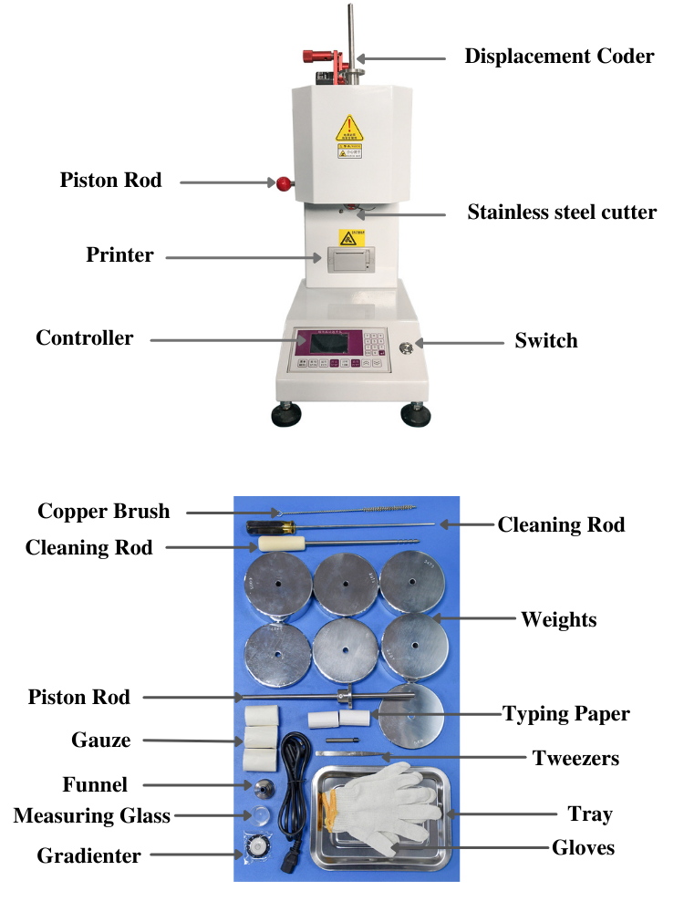 MVR Keystroke Melt Flow Index Tester